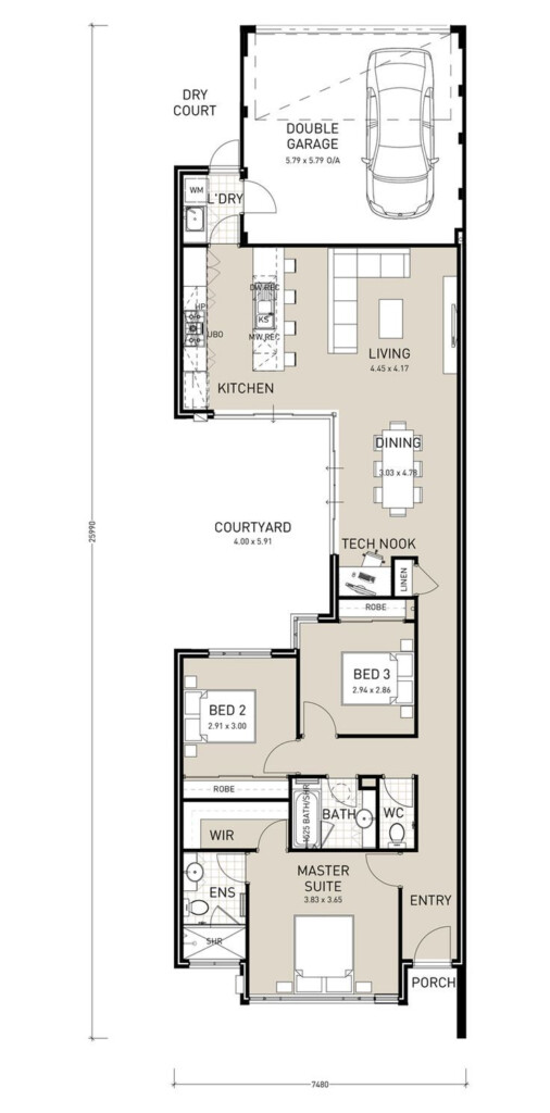 2 Bedroom Floor Plans Duplex Floor Plans Cottage Floor Plans Cottage  - Floor Plan For 2 Bedroom 2.5 Bath Narrow House
