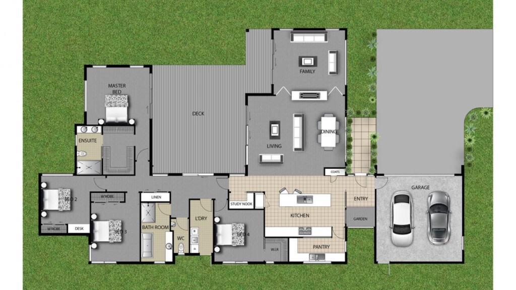 New Zealand House Floor Plans Viewfloor co - 4 Bedroom House Floor Plans Nz